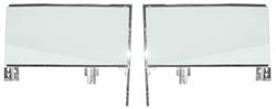 Door Glass Assembly, 1959-60 Bonneville/Catalina/Cadillac, 2dr Hardtop, Pair
