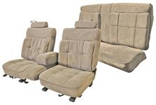 Seat Upholstery, Cloth, 1987-88 Monte Carlo, Deluxe FT Bench/Coupe RR