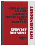 Service Manual, Chassis, 1978 Malibu/El Camino/Monte Carlo