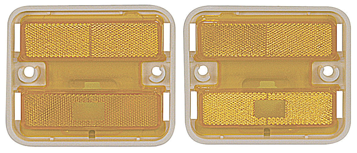 Lens, Marker Lamp, Front, 197172 GTO/Lemans, Pair