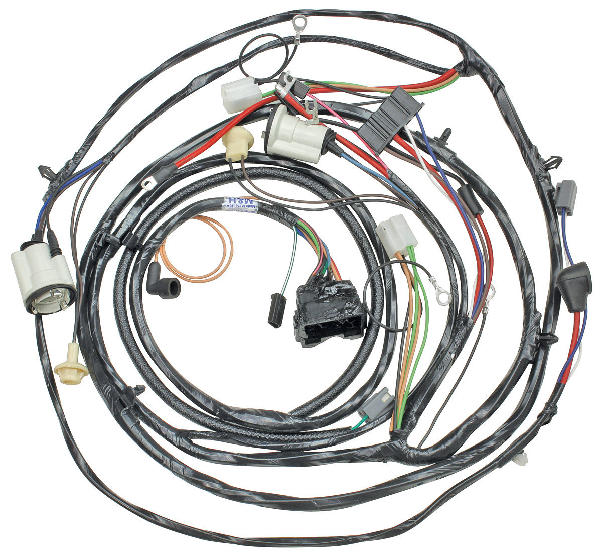 M&H Wiring Harness, Forward Lamp, 1971 Chev/El Cam, V8/Warning Lights