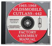 Factory Assembly Manuals, Digital, 4-Volumes, 1965-68 Cutlass/4-4-2