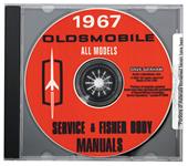 Service Manuals, Digital, Chassis & Fisher Body, 1967 Oldsmobile