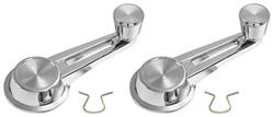 Handle, Window Crank, 1963-64 Riviera, Chrome, Pair