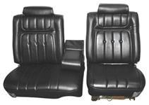 Seat Upholstery, Front Split Bench, 1973 Riviera, Custom Interior w/ Armrest