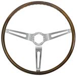 Steering Wheel,1967-68 Buick/Chevrolet, Walnut, 3-Spoke