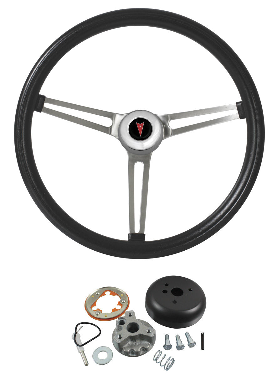 Steering Wheel Kit, Classic Nostalgia, 195963/196768 Pontiac, Black