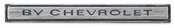 Emblem, Header Panel, 1969 Chevelle, "By Chevrolet"