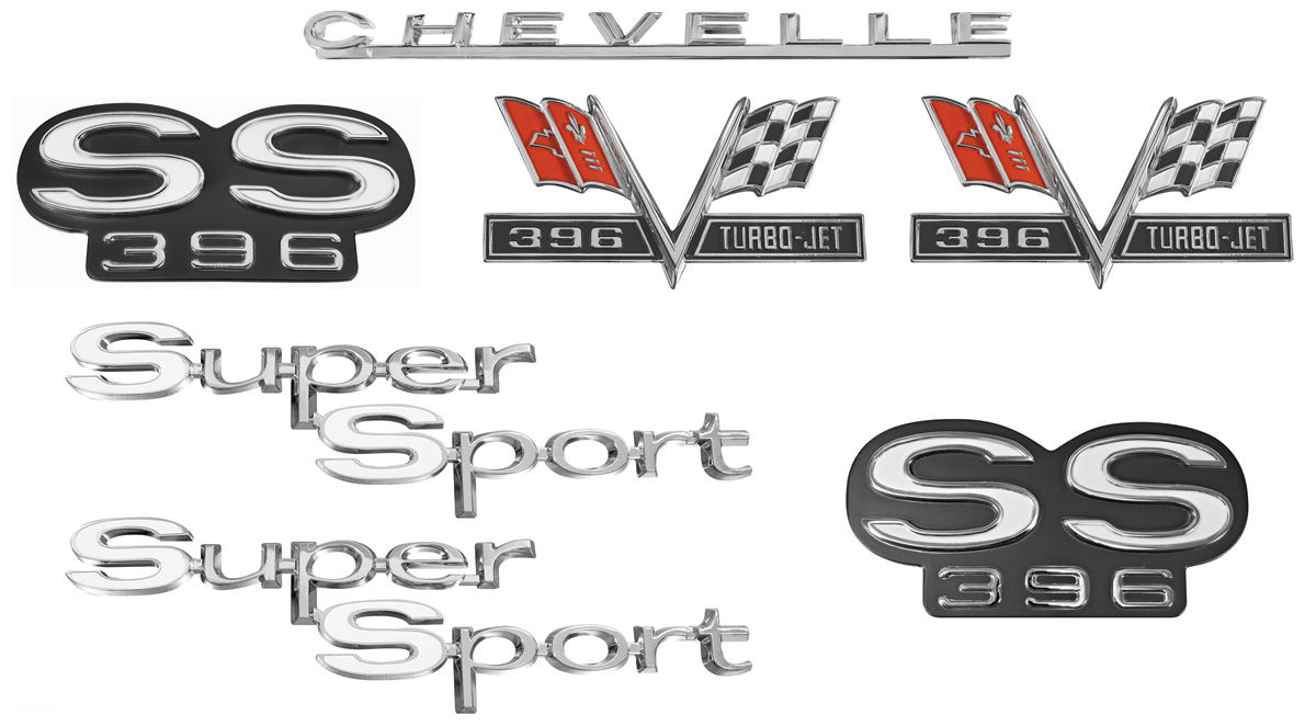 Super Sport dash emblem 67 1967 Chevy Chevelle El Camino Malibu 