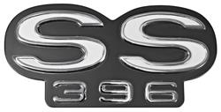 Emblem, Rear Panel, 1967 Chevelle, "SS 396"