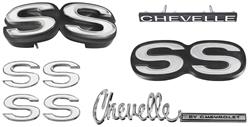 Emblem Kit, 1971 Chevelle Super Sport (SS) 350/396
