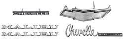 Emblem Kit, 1971 Chevelle, 350, Non-SS