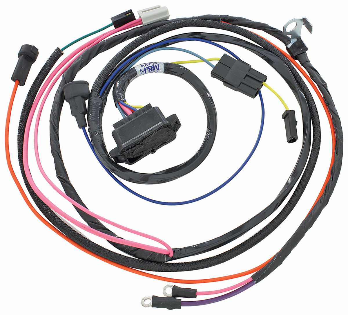 M&H Wiring Harness, Engine, 1966 Chevelle/El Camino, 396/HEI/Warning