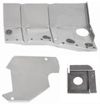 Rust Repair Panels, 1970-72 Wheel Well to Radiator Support, Driver Side