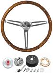 Steering Wheel Kit, Grant Classic Nostalgia, 1964-66 Oldsmobile, Wood