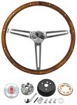 Wood Steering Wheel Kit, Grant Classic Nostalgia, 1964-66 Oldsmobile