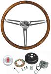 Steering Wheel Kit, Grant Classic Nostalgia, 1969-77 Oldsmobile, w/o Tilt, Wood