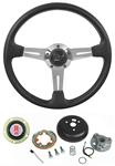 Steering Wheel Kit, Grant Elite GT, 1969-77 Cutlass, Black, w/ Standard Column