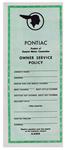 Service Policy, 1959 Bonn/Cat, New Vehicle #S-5502