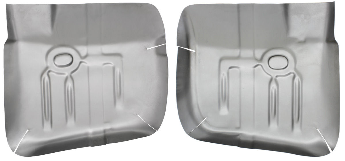 Floor Pan, Rear, 196570 Bonn/Cat/196568 GP, 233/4" X 22", Pair