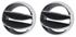 Deflector Ball, Air Outlet, 1966-69 Chevelle/Elco, 67-72 GM Trucks, Chrome, Pair