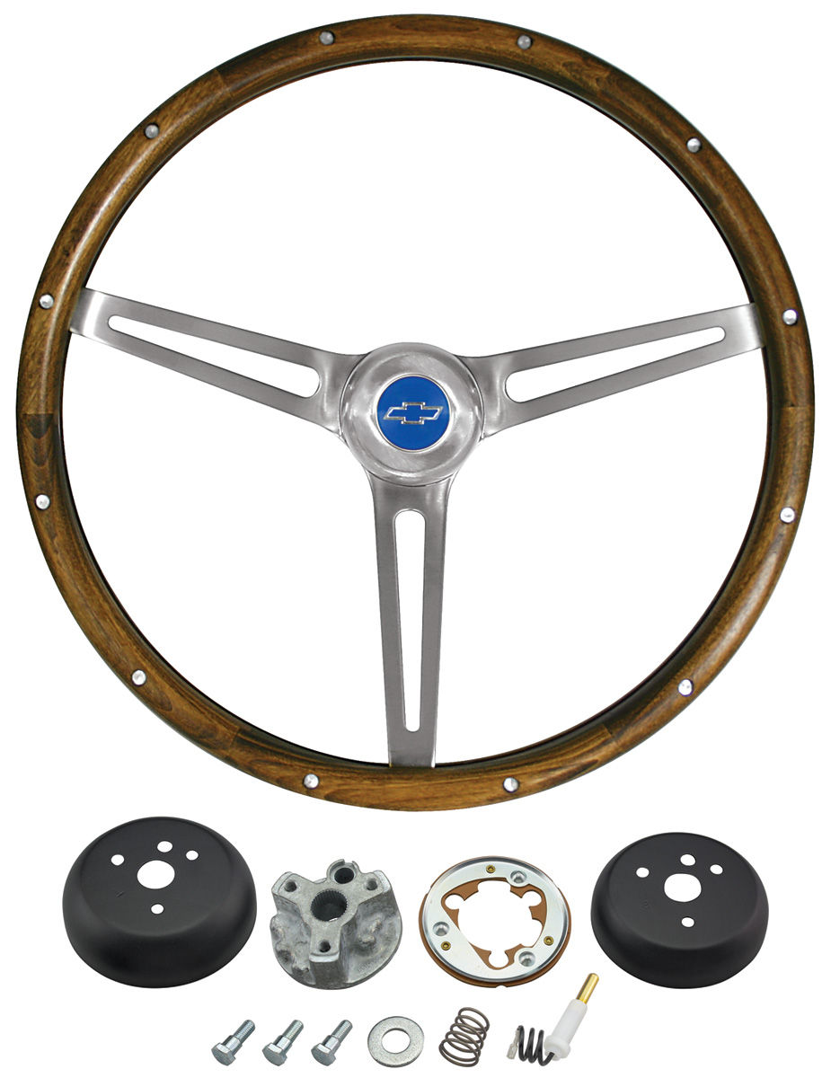 Steering Wheel Kit, Grant Classic Nostalgia, 196465 Chevrolet, Wood