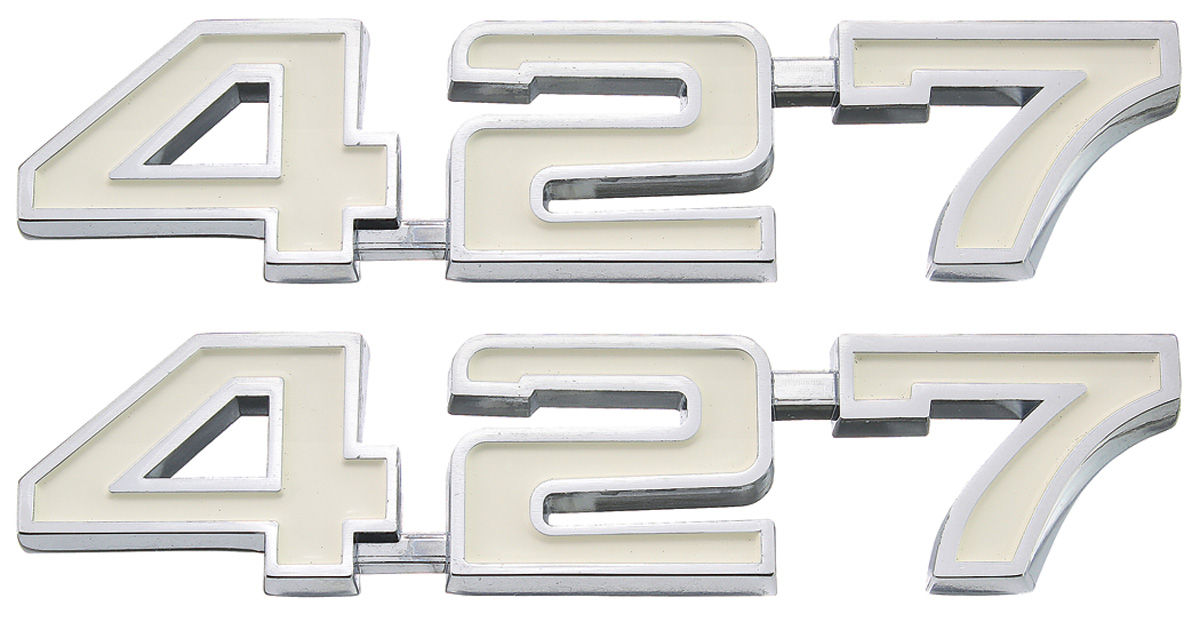 Emblem, Fender, 196974 Chevelle/El Camino, 427, Pair