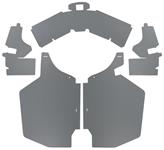 Trunk Board Set, 1963-65 Riviera, w/o Remote Release, 5pc