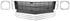Grille Kit, 1971 Chevelle & El Camino, Black, 6 Pieces, Deluxe