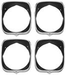 Headlamp Bezels, 1969 Chevelle & El Camino Complete Set
