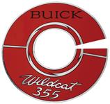 Decal, 64-66 Buick, Air Cleaner, Wildcat, 355, 7 Inch, Clear