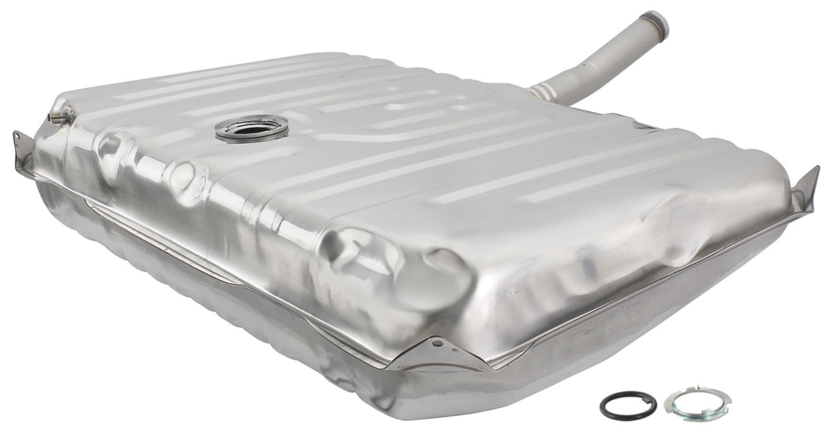 RESTOPARTS 196869 Chevelle Fuel Tank without EEC, 20 Gallon with 2