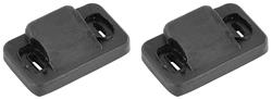 Body Bumpers, Rubber, 1962-63 BOP, Convertible Trunk Lid, Pair