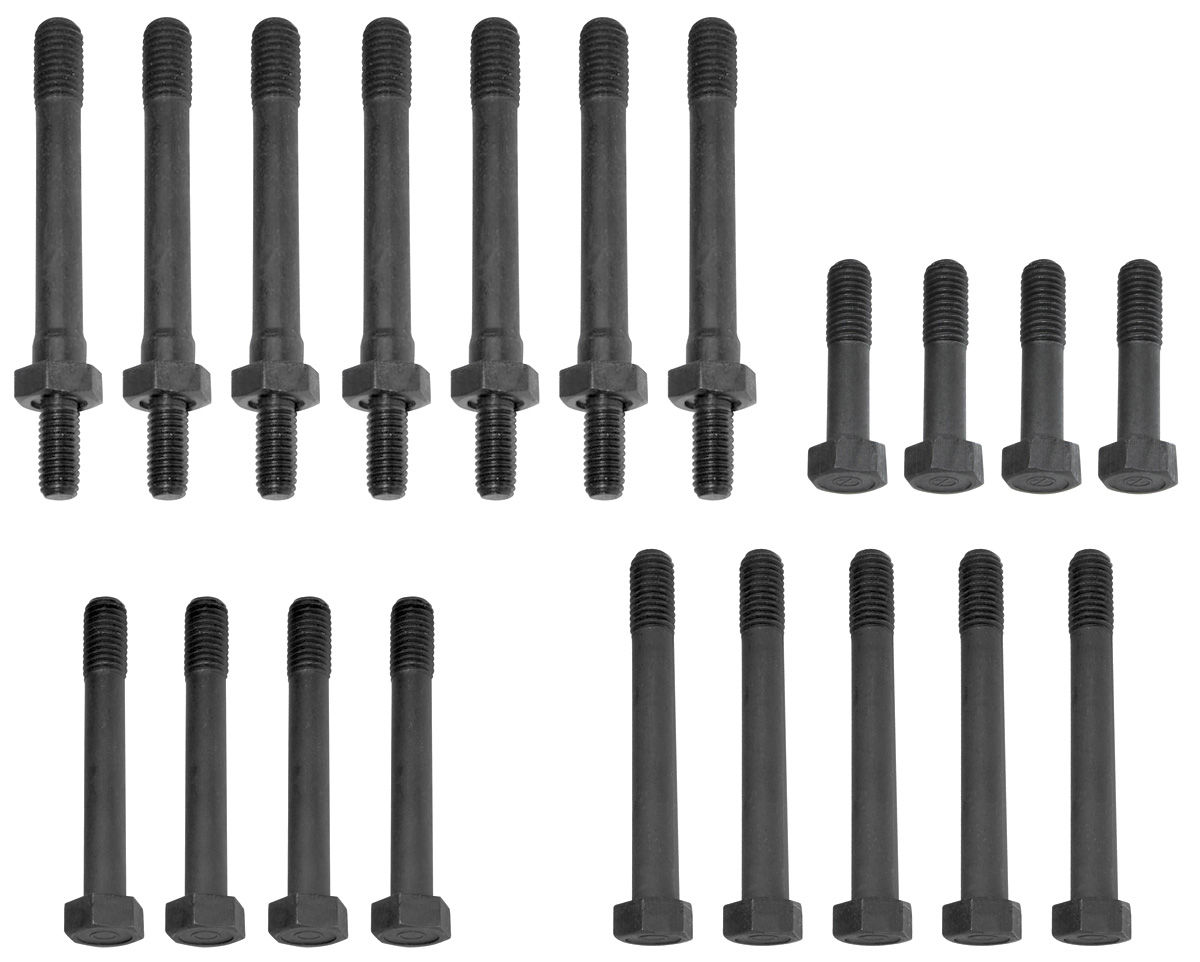 Head Bolt Kit, 6466 Pontiac V8, 20pc