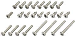Screw Set, Exterior, 1964 Cutlass/F85, 25pc
