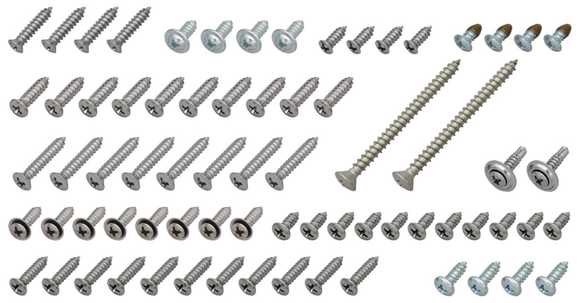 Screw Kit, Interior, 1965 GTO/LeMans 2Door