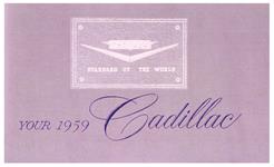 Owners Manual, 1959 Cadillac