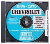 Service Manuals, Digital, Chassis/Overhaul/Fisher Body, 1974-75 Chevrolet