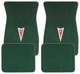 Floor Mats, Raylon 1964-73 GTO/Tempest/LeMans, 1969-77 Grand Prix Arrowhead Logo