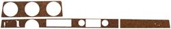 Dash Set, Woodgrain, 1970 Oldsmobile Cutlass, Convertible