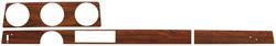Dash Set, Radio Delete, 1972 Oldsmobile Cutlass, Coupe