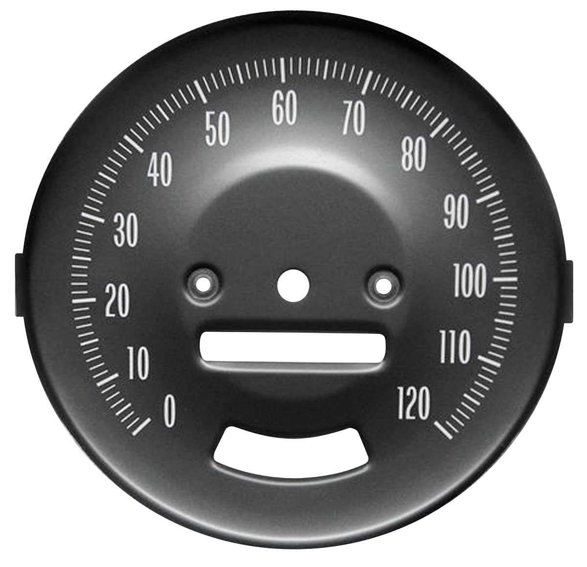 Face Plate, Speedometer, 6667 GTO, w/ Rally Gauges