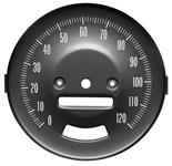 Face Plate, Speedometer, 66-67 GTO, w/ Rally Gauges
