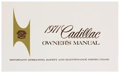 Owners Manual, 1971 Cadillac