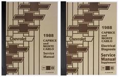 Service Manual, Chassis, 2-Volumes, 1988 Monte Carlo