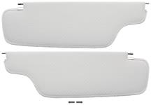 Sun Visors, Recessed Star, 1961 Bonneville/Catalina Hardtop