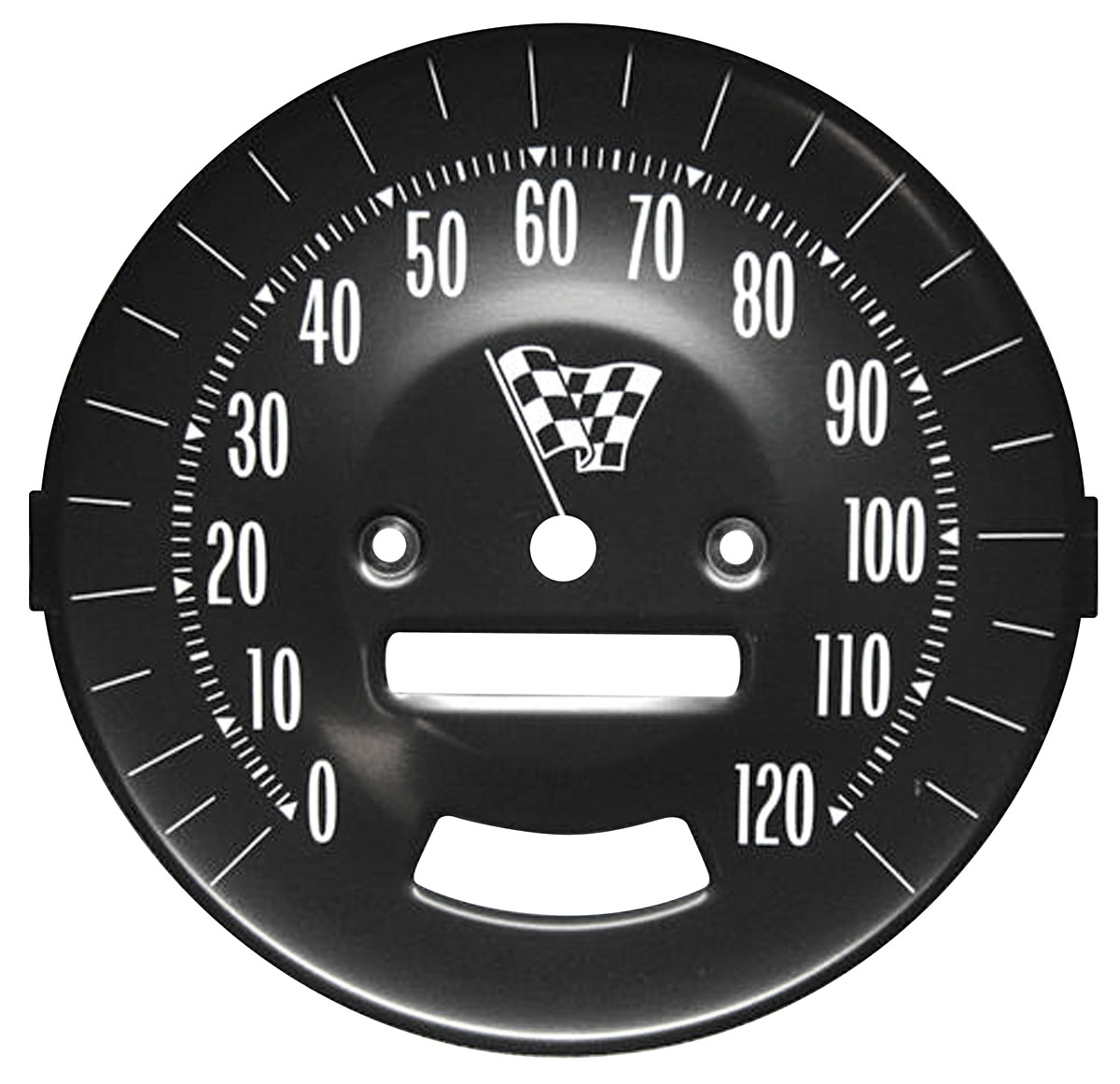 Face Plate, Speedometer, 196465 GTO, w/ Rally Gauges