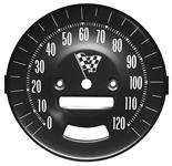 Face Plate, Speedometer, 1964-65 GTO, w/ Rally Gauges