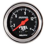 Gauge, Fuel Pressure, AutoMeter, Mechanical, 2-1/16", 0-15PSI
