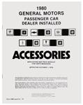 Accessory Listings & Pricings, 1980 GM
